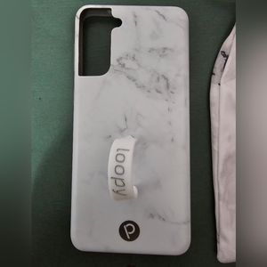 Loopycase Samsung Galaxy S21 Plus White Marble | Matte Edition